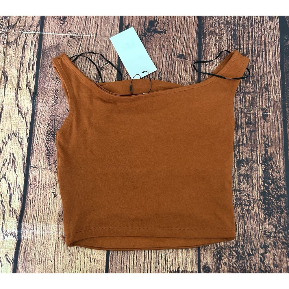 Zara Womens Draped Tank Top Small Sleeveless Flowy Casual Blouse - Picture 2 of 7